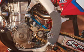 Autocollant de protection de cadre Grip - Throttle Jockey - Gris - Honda