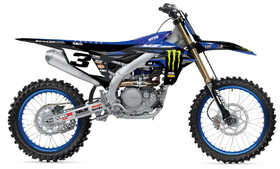 Kit déco motocross - D'Cor Visuals - Yamaha Star Racing 2023 personnalisé
