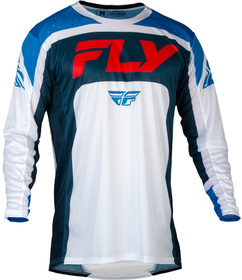Maillot cross Fly Racing Lite Blanc 2024
