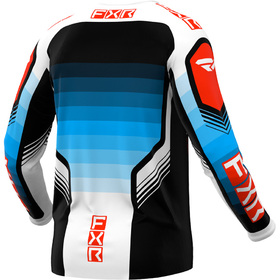 Maillot cross FXR Clutch Pro Blue-Red 2024 Dos