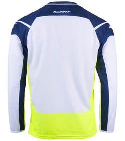 Maillot cross Kenny Force Navy Neon Yellow 2024 Dos
