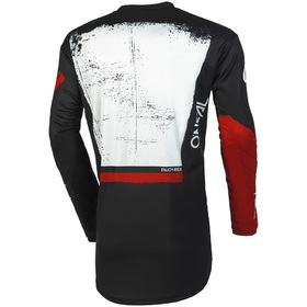 Maillot cross O'Neal Element Shocker Rouge 2024 Dos