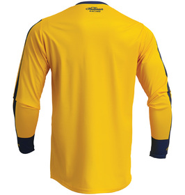 Maillot cross Thor Hallman Differ Roosted Jaune 2024 Dos