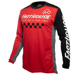 Maillot cross Fasthouse Rally Rouge-Noir