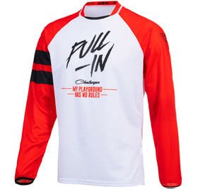 Maillot cross Pull-In Challenger Original Solid Red White