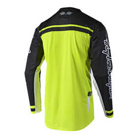 Maillot cross Troy Lee Designs GP Air Bolt Jaune Fluo Dos