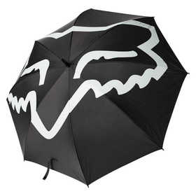 Parapluie Fox Racing - Noir et Blanc - Track déplié
