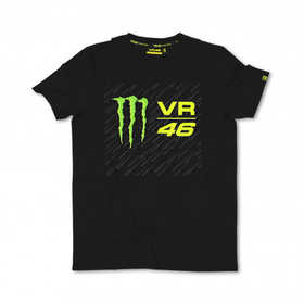 Tee Shirt VR-46 Noir Monster