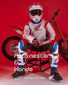 Tenue cross Alpinestars Racer Iconic Honda 2024 (2)
