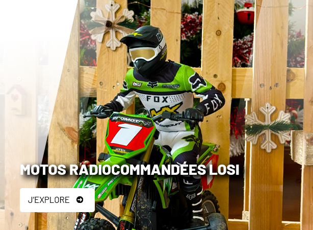 Bloc Image - Motos radiocommandées Losi Noël