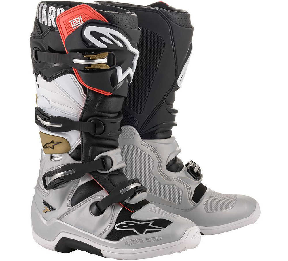 Bottes cross Alpinestars Tech 7 Gris-Noir 2023