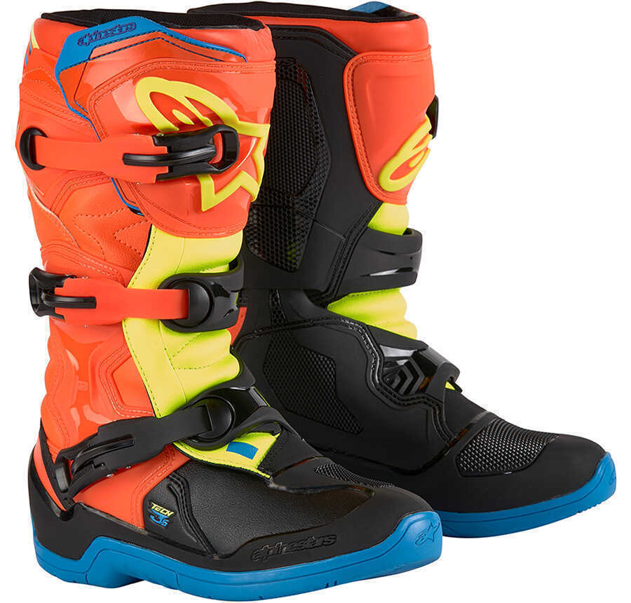 Bottes cross Enfant Alpinestars Tech 3S Orange Fluo 2026