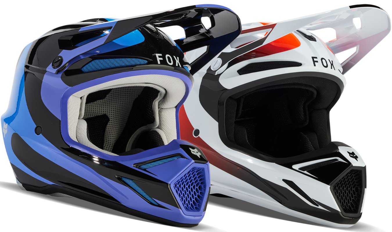 Casque Moto Cross Fox V1 Bnkr - Livraison Offerte 
