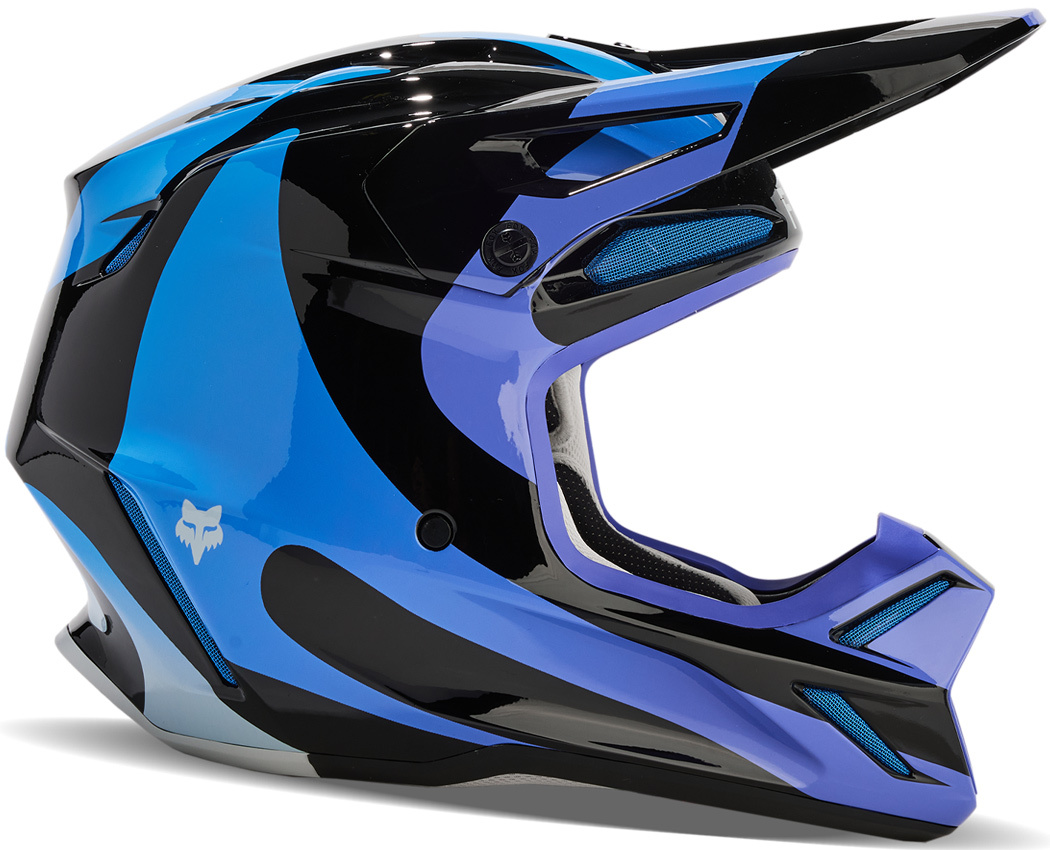 Casque Moto Cross Fox V1 Bnkr - Livraison Offerte 