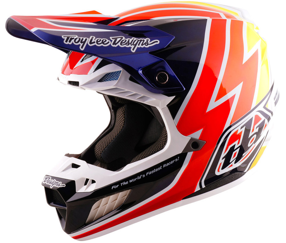 Casque cross Troy Lee Designs SE5 Carbon Boltz 2027