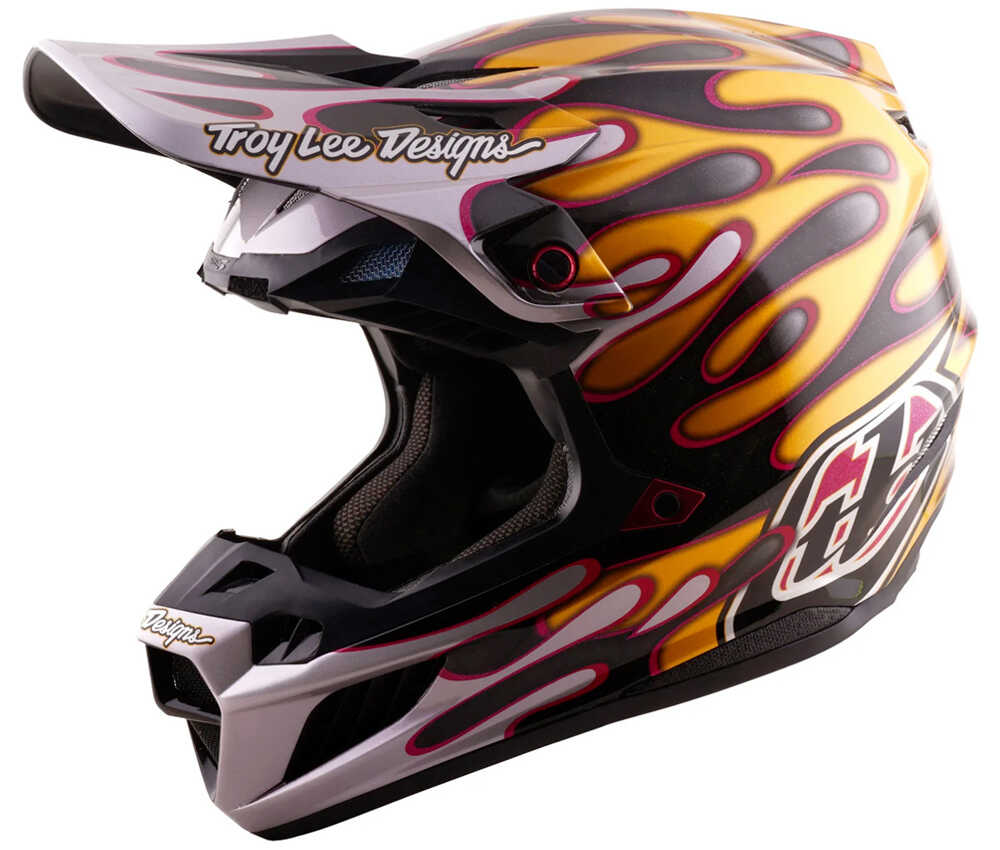 Casque cross Troy Lee Designs SE5 Carbon Overspray 2026