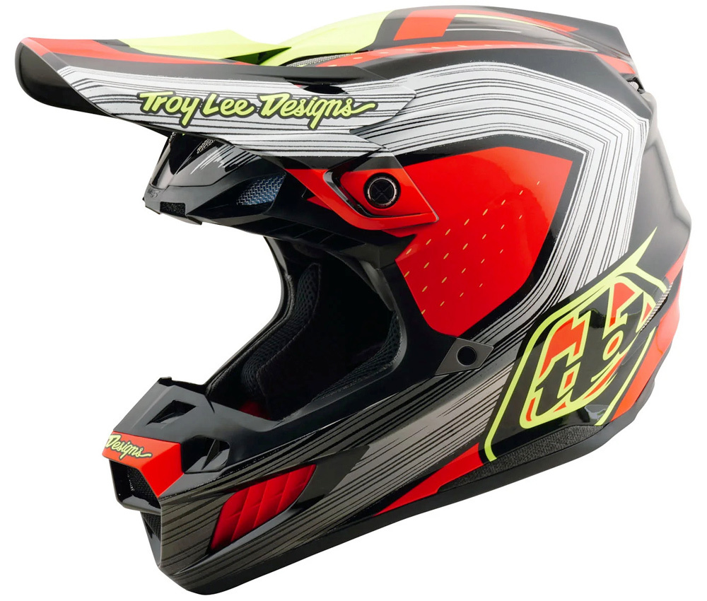 Casque cross Troy Lee Designs SE5 Composite Stripes 2026