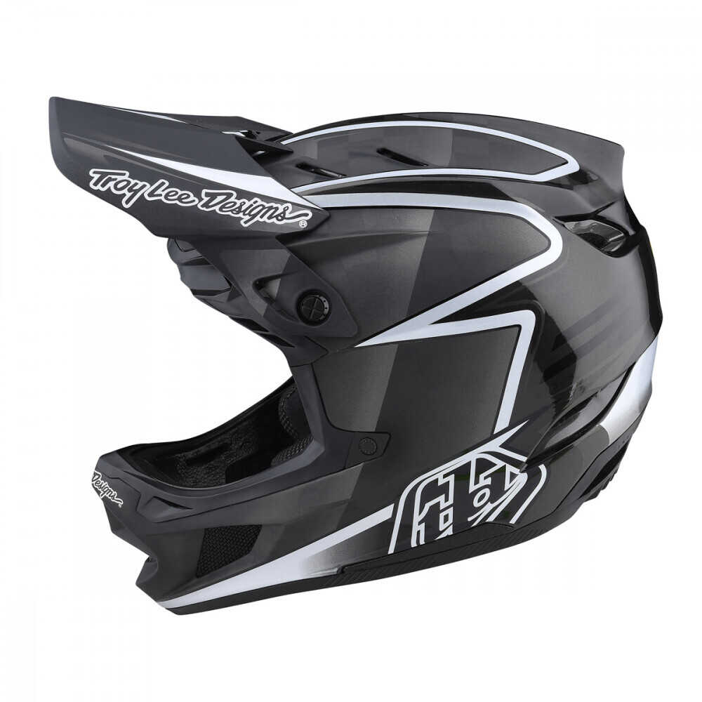Casque VTT Troy Lee Designs D4 Carbon MIPS - Taille M, Carbone, Noir, Neuf