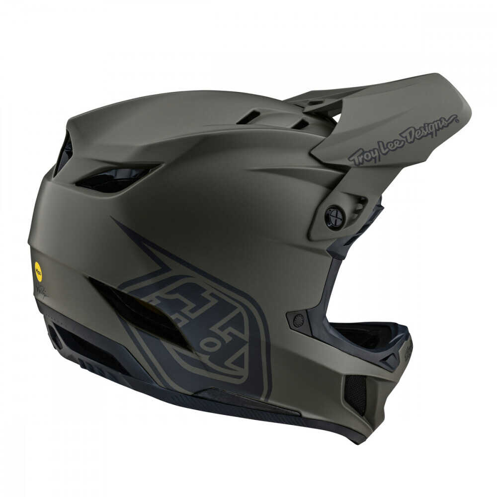 Troy Lee Designs D3 Fiberlite Casque, noir