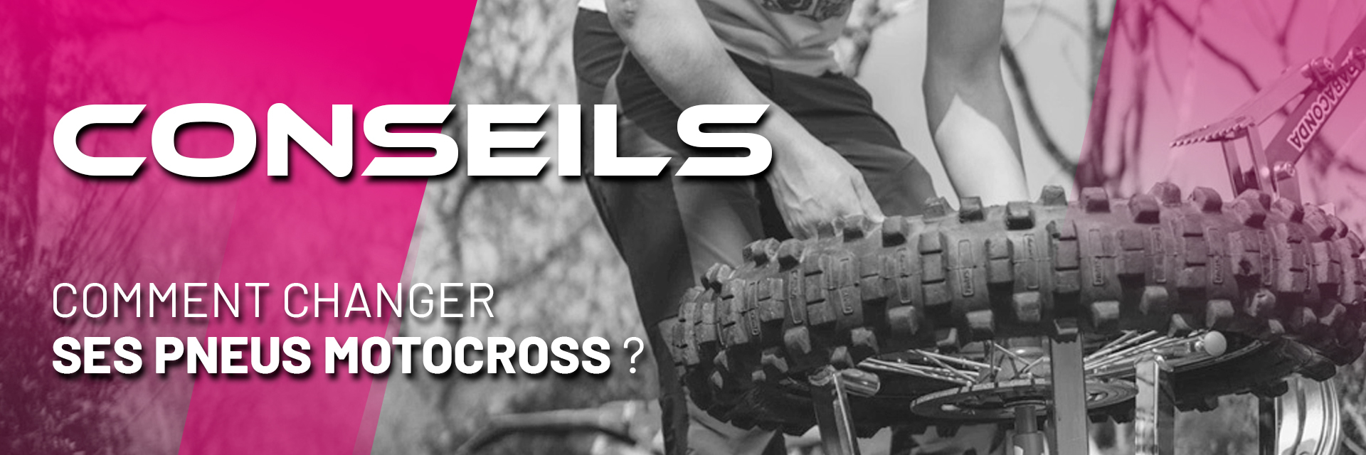 Comment changer ses pneus motocross ?