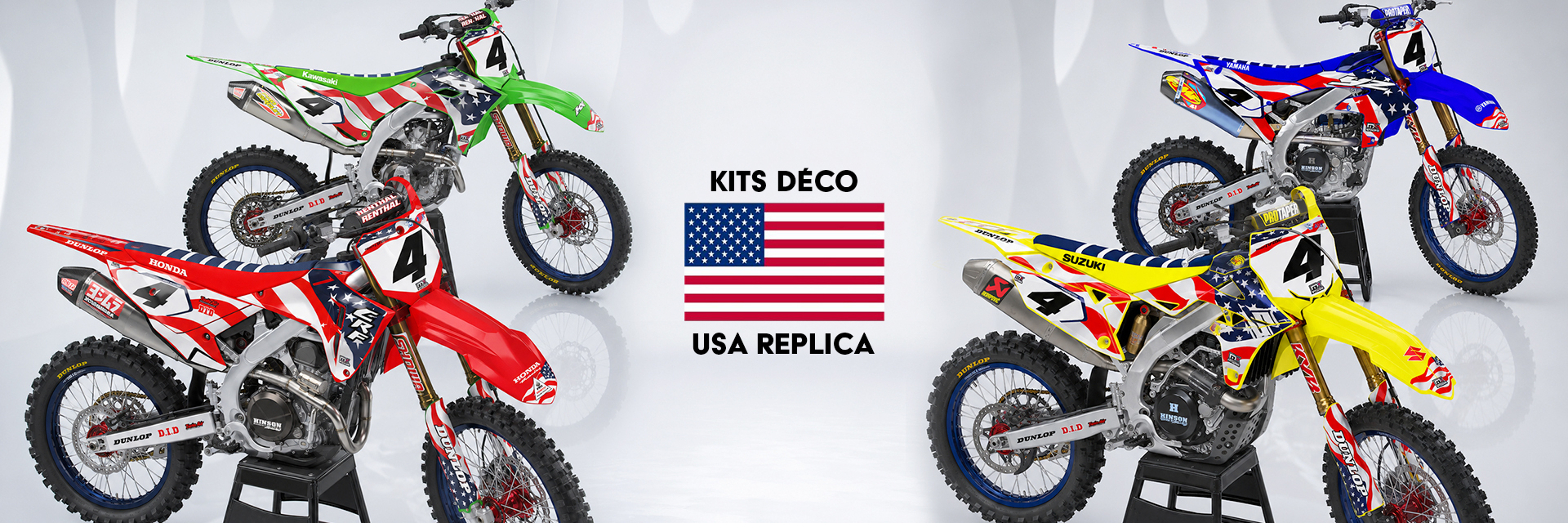 Diapo Kits déco MX-Stickers USA Replica