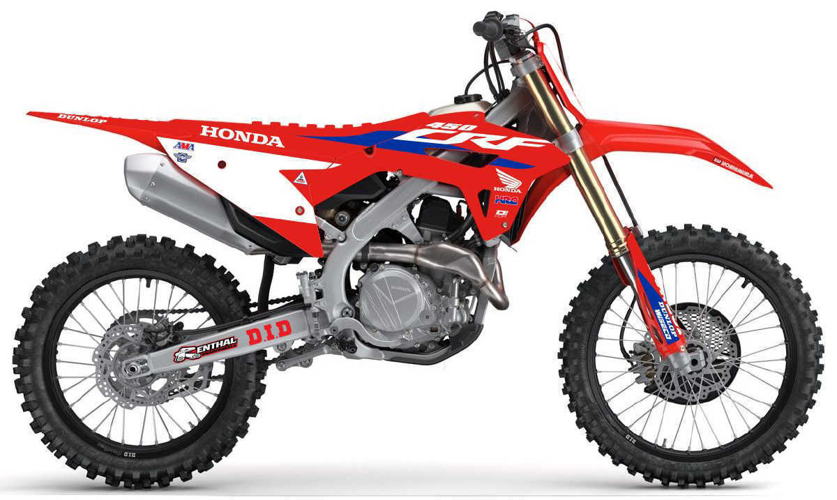 Kit déco moto cross Honda HRC