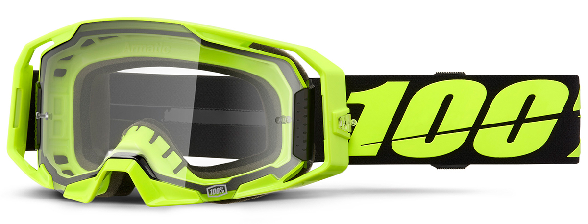 Gafas De Motocross 100% Armega Amarillo Flúor
