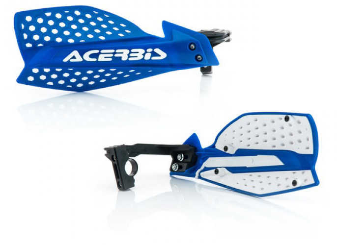 Protège mains pour Moto-Cross et Enduro - Ultimate Bleu / Blanc - Acerbis