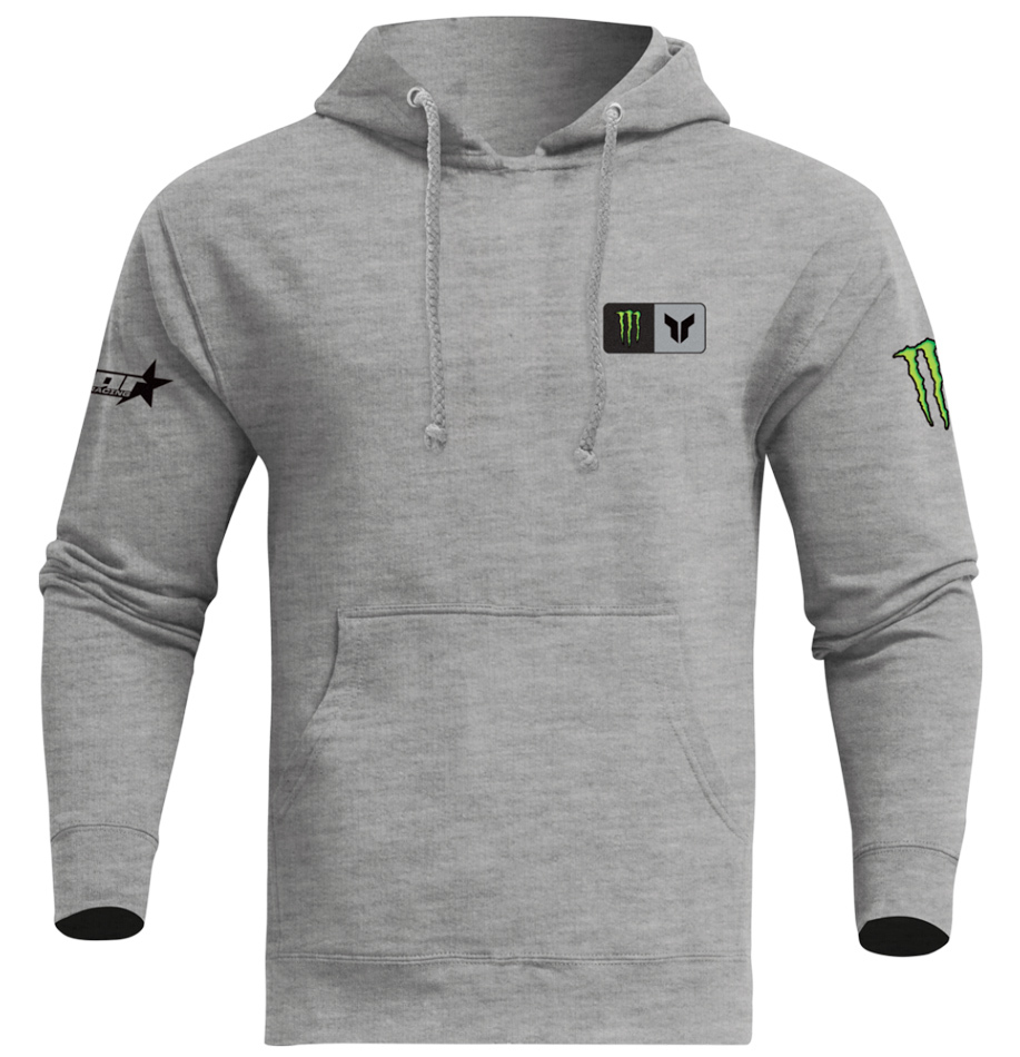Sweat à capuche Thor Monster Thrive Gris