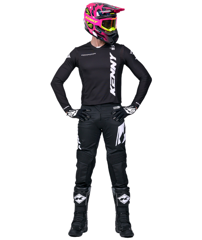 Equipement moto cross Kenny 2026 Performance Solid Black