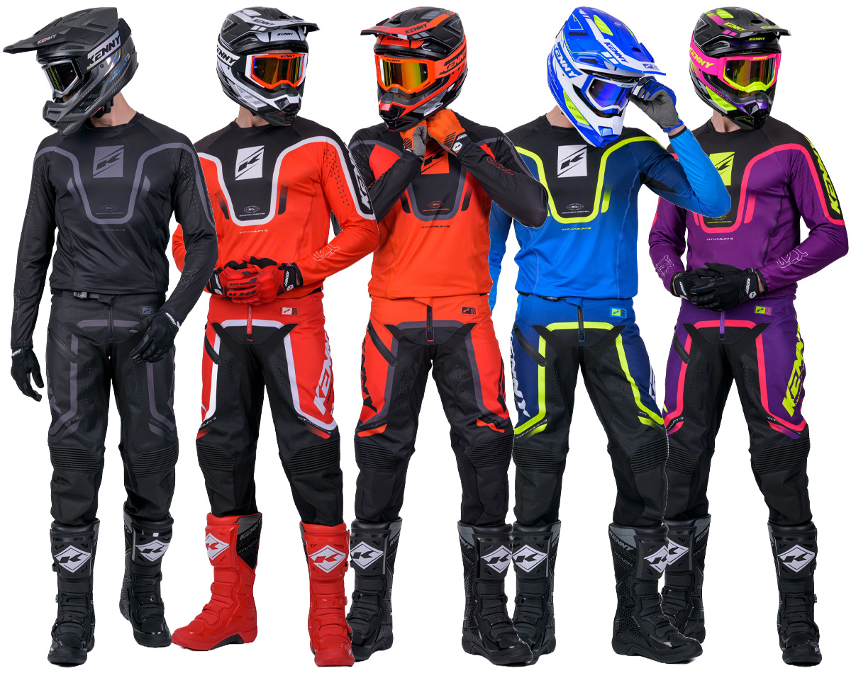 Equipement moto cross Kenny 2026 Titanium