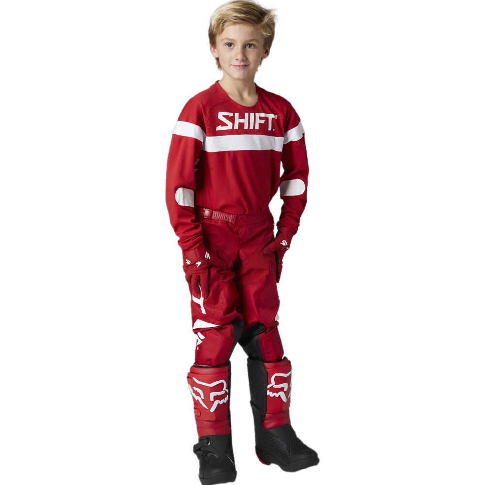 Tenue cross Enfant Shift White Haut