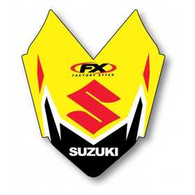 Autocollant de garde boue avant SUZUKI - Factory Effex