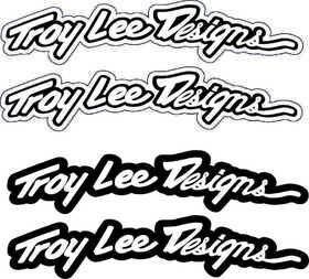 Autocollants arrondis Troy Lee Designs