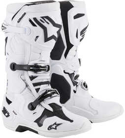 Bottes cross Alpinestars Tech 10 Blanc 2024