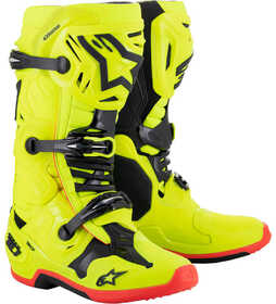 Bottes cross Alpinestars Tech 10 Jaune Fluo 2024