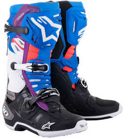 Bottes cross Alpinestars Tech 10 Supervented Bleu 2024