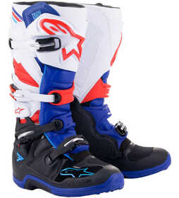 Bottes cross Alpinestars Tech 7 Bleu-Rouge 2023