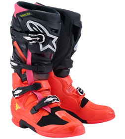 Bottes cross Alpinestars Tech 7 Rouge Fluo 2026