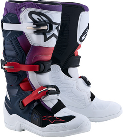 Bottes cross Enfant Alpinestars Tech 7S Navy-Blanc 2027
