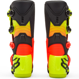Bottes cross Enfant Fox Comp Orange-Jaune Fluo 2026 (2)