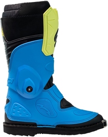 Bottes cross Enfant Sidi Flame Bleu-Jaune 2025 (3)