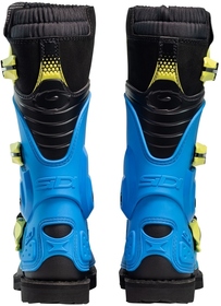 Bottes cross Enfant Sidi Flame Bleu-Jaune 2025 (5)