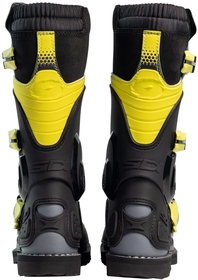 Bottes cross Enfant Sidi Flame Noir-Jaune 2025 (5)