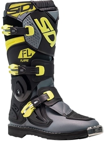 Bottes cross Enfant Sidi Flame Noir-Jaune 2025