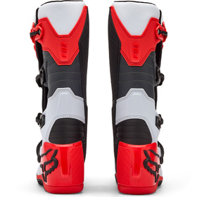 Bottes cross Fox Comp Blanc-Rouge Fluo 2026 (2)