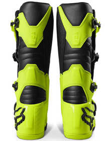 Bottes cross Fox Comp Jaune Fluo 2024 Derrière