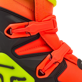 Bottes cross Fox Comp Orange-Jaune Fluo 2026 (4)