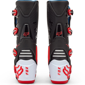 Bottes cross Fox Motion Blanc-Rouge Fluo 2026 (2)