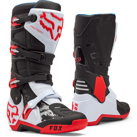 Bottes cross Fox Motion Blanc-Rouge Fluo 2026